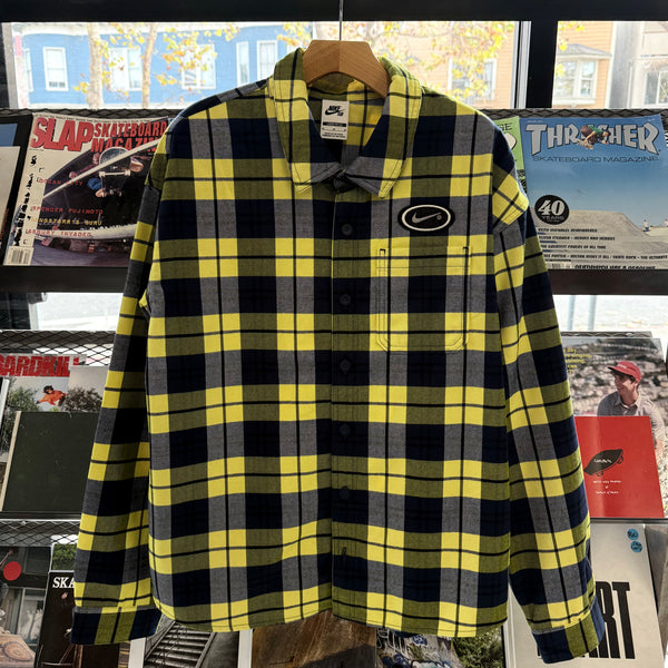 Koston Button Up Flannel (Blue/Yellow) 510 Skateboarding