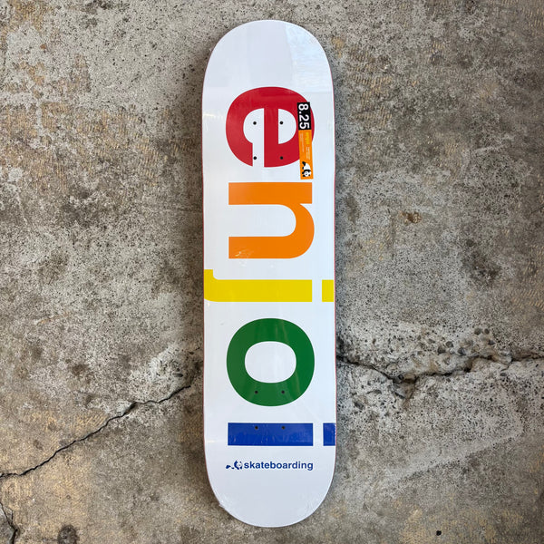 Enjoi Spectrum R7 Deck 8.25 (White) - 510 Skateboarding