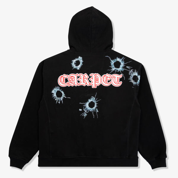 Carpet Body Count Zip Hoodie (Black) - 510 Skateboarding