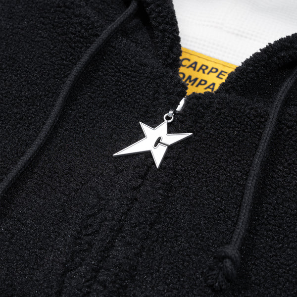 Carpet Plaid Fleece Jacket (Black) - 510 Skateboarding
