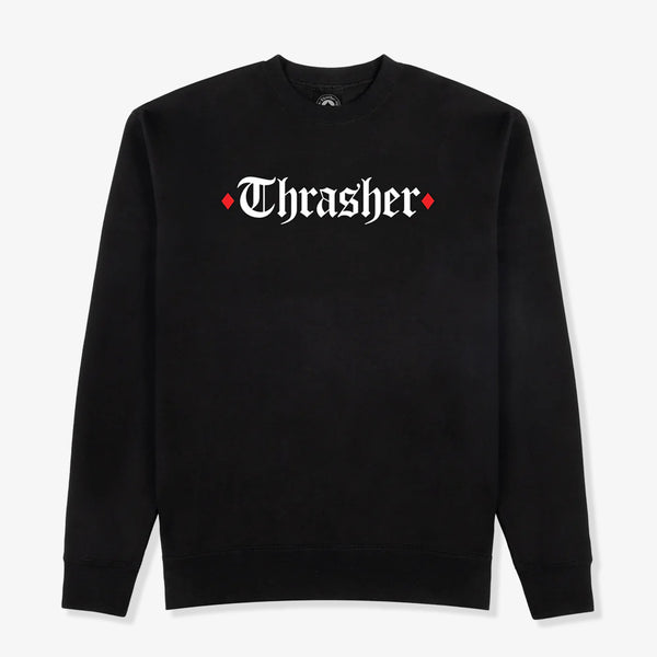 Thrasher X Spitfire The End Oath Crewneck (Black) - 510 Skateboarding