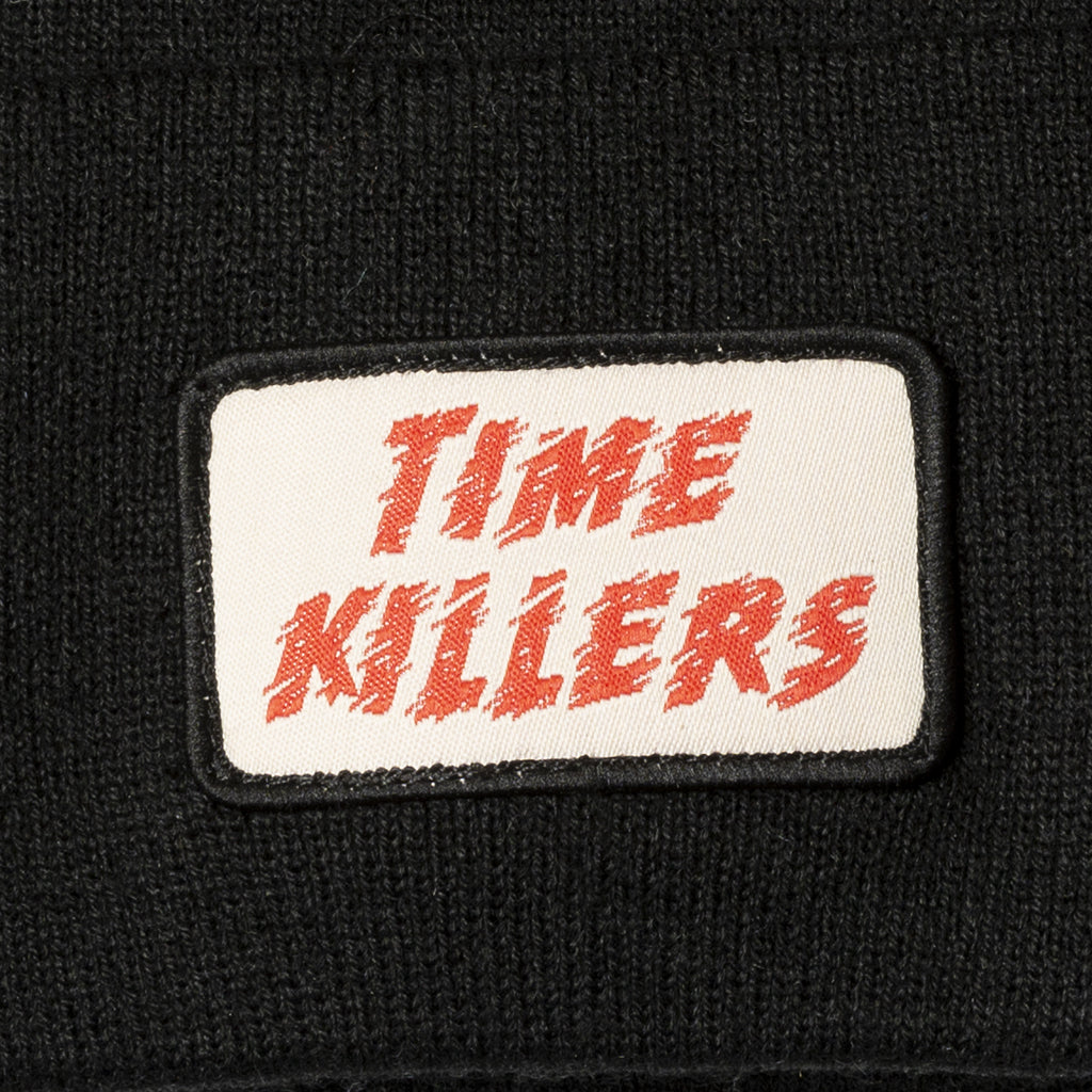 TIME KILLERS PATCH BEANIE (BLACK)