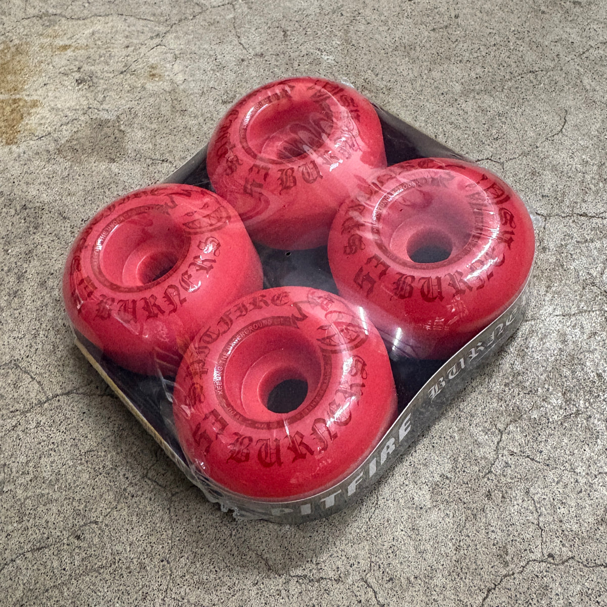 Spitfire Burner Wheel 53mm (Red Dipped)