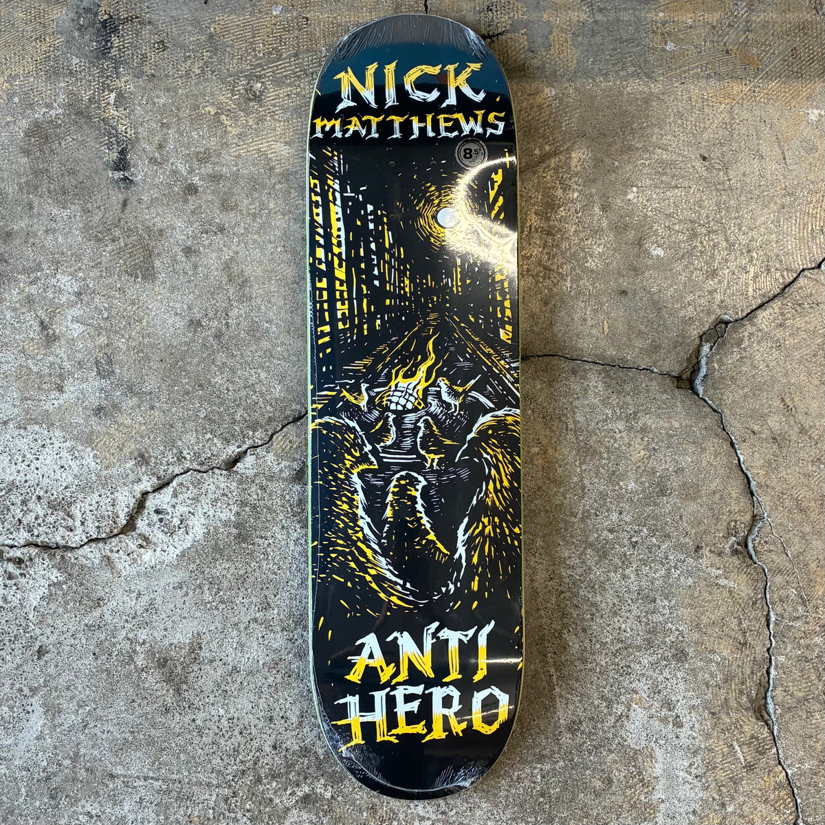 Antihero Matthews Fireside Deck 8.5