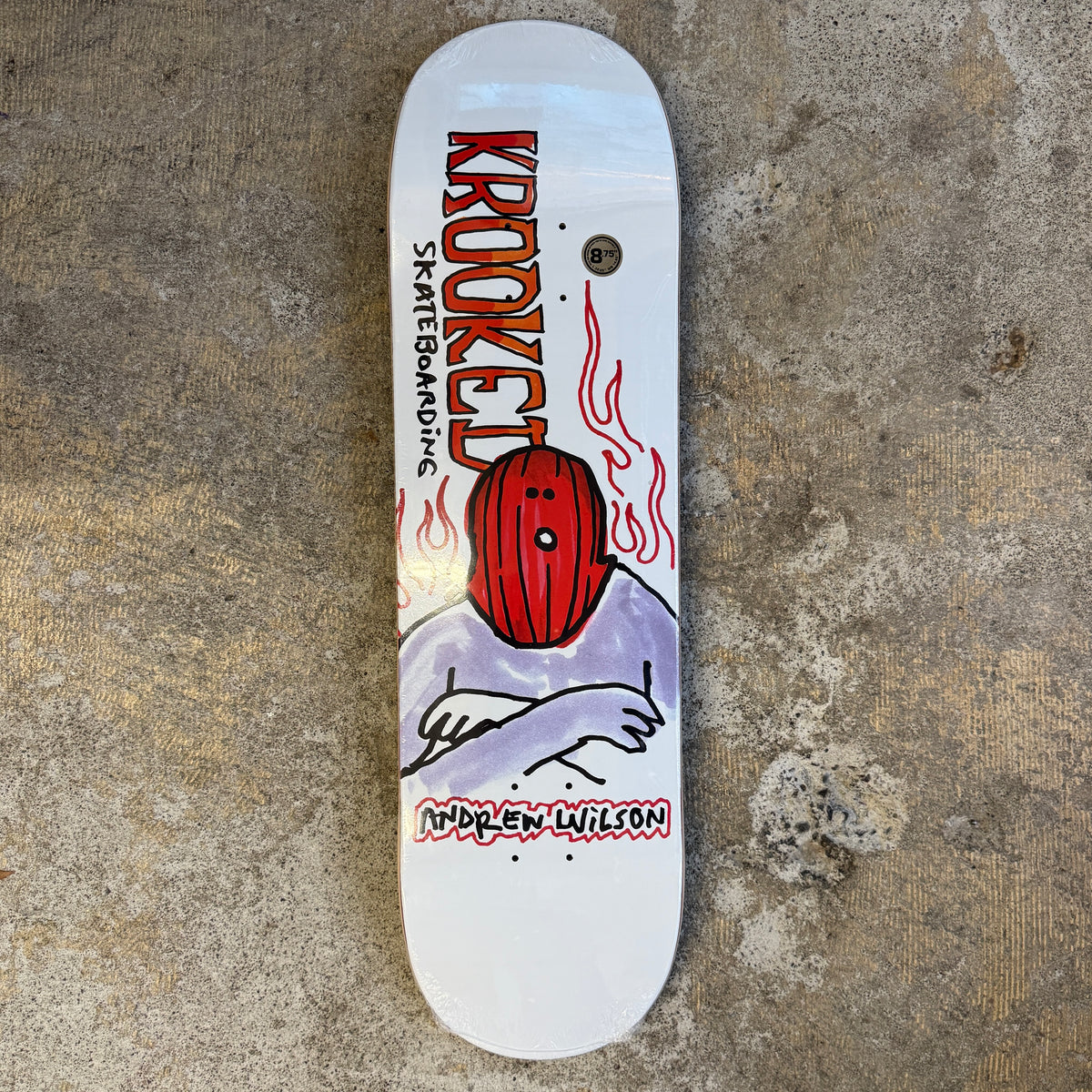  - Wilson Fire Mask Deck 8.75