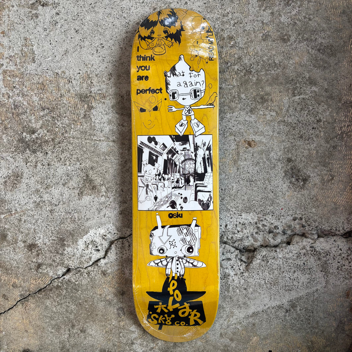 Polar Oski I Think You Perfect Deck 8.0 (Yellow)