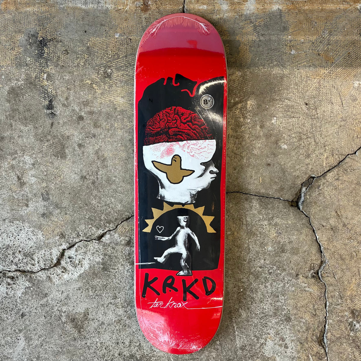 Krooked Knox Brain & Bird Deck 8.5