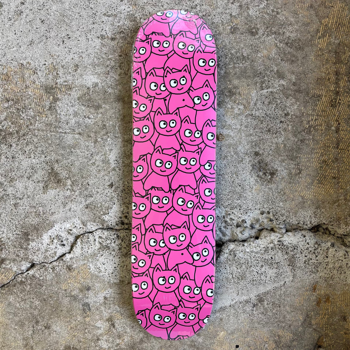  - Meow Sticker Pile Deck 7.75 (Pink)