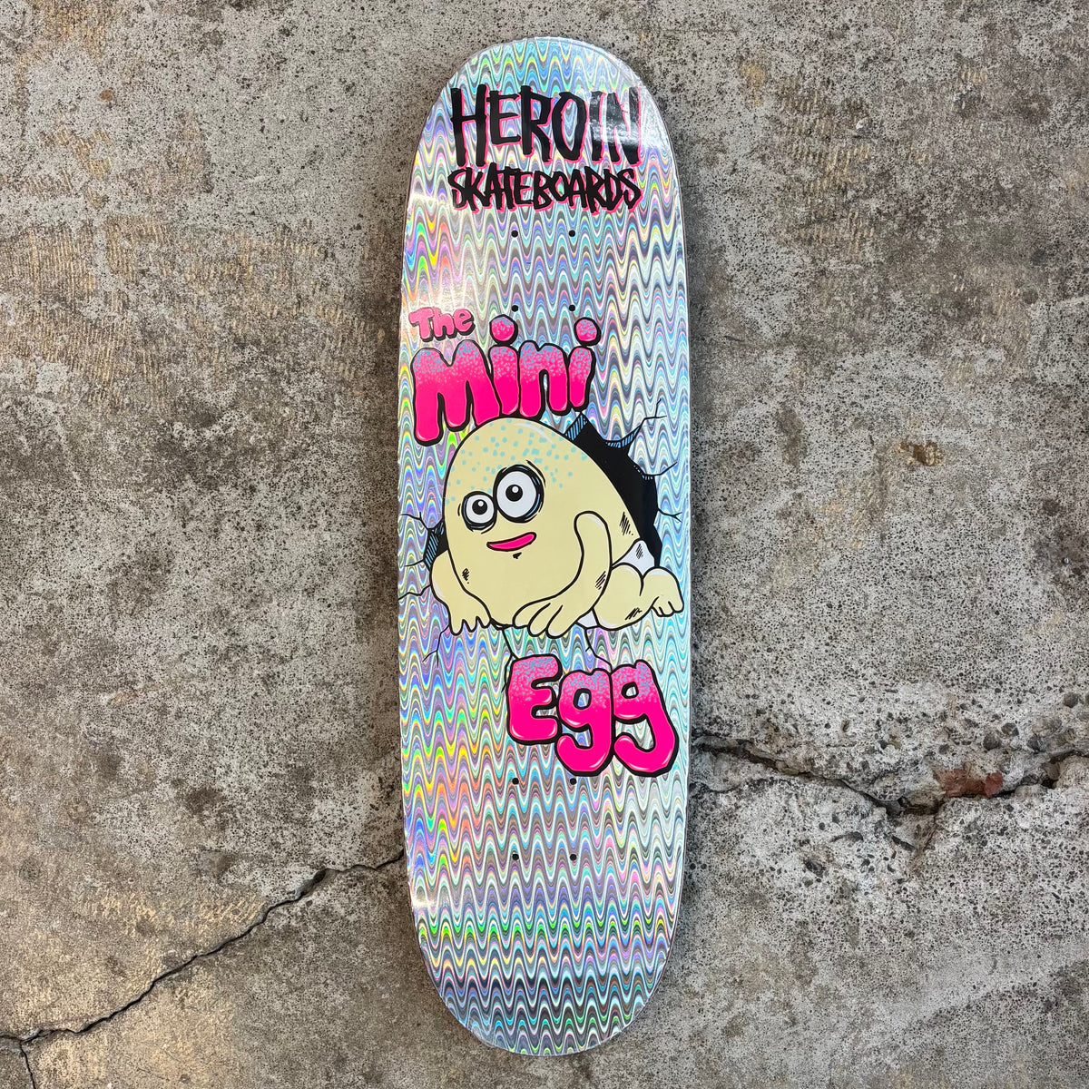 Heroin Mini Egg Holographic Foil Deck 8.38
