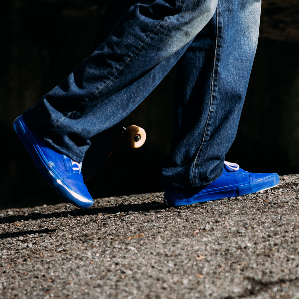 Skate Old Skool Ghillie 2risers (Navy/White)