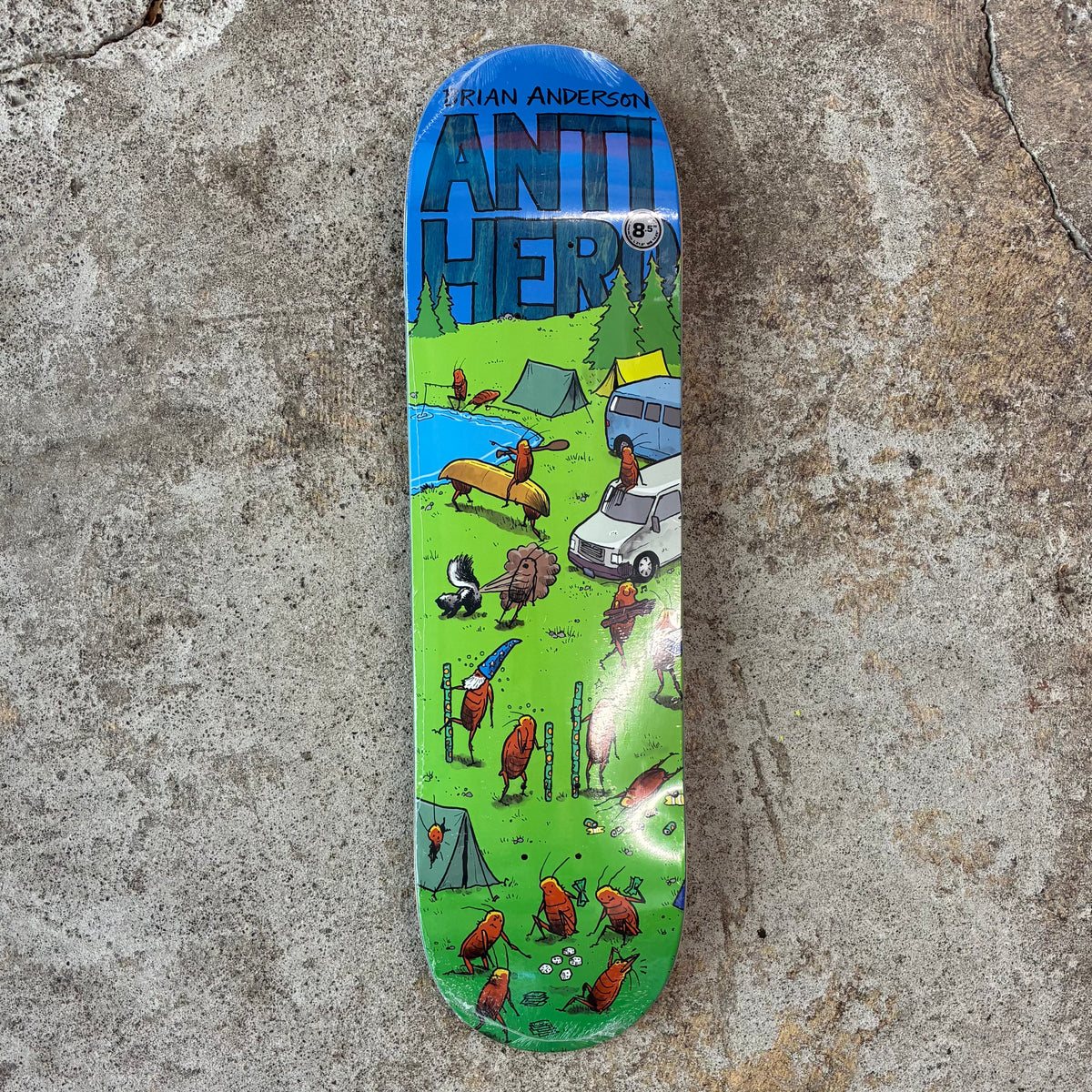 Antihero BA Roached Out II Deck 8.5
