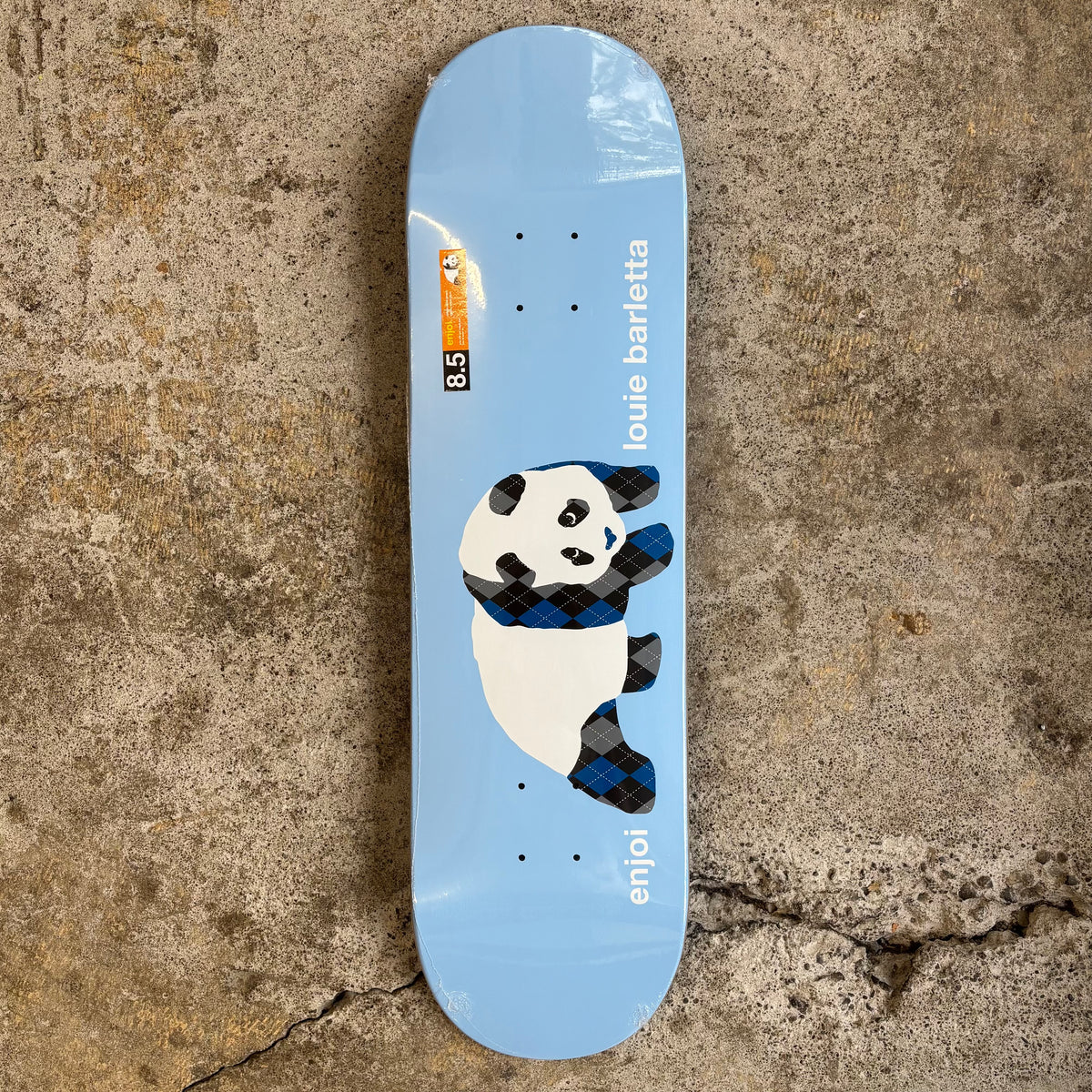 Enjoi Louie Barletta Argyle Panda R7 8.5