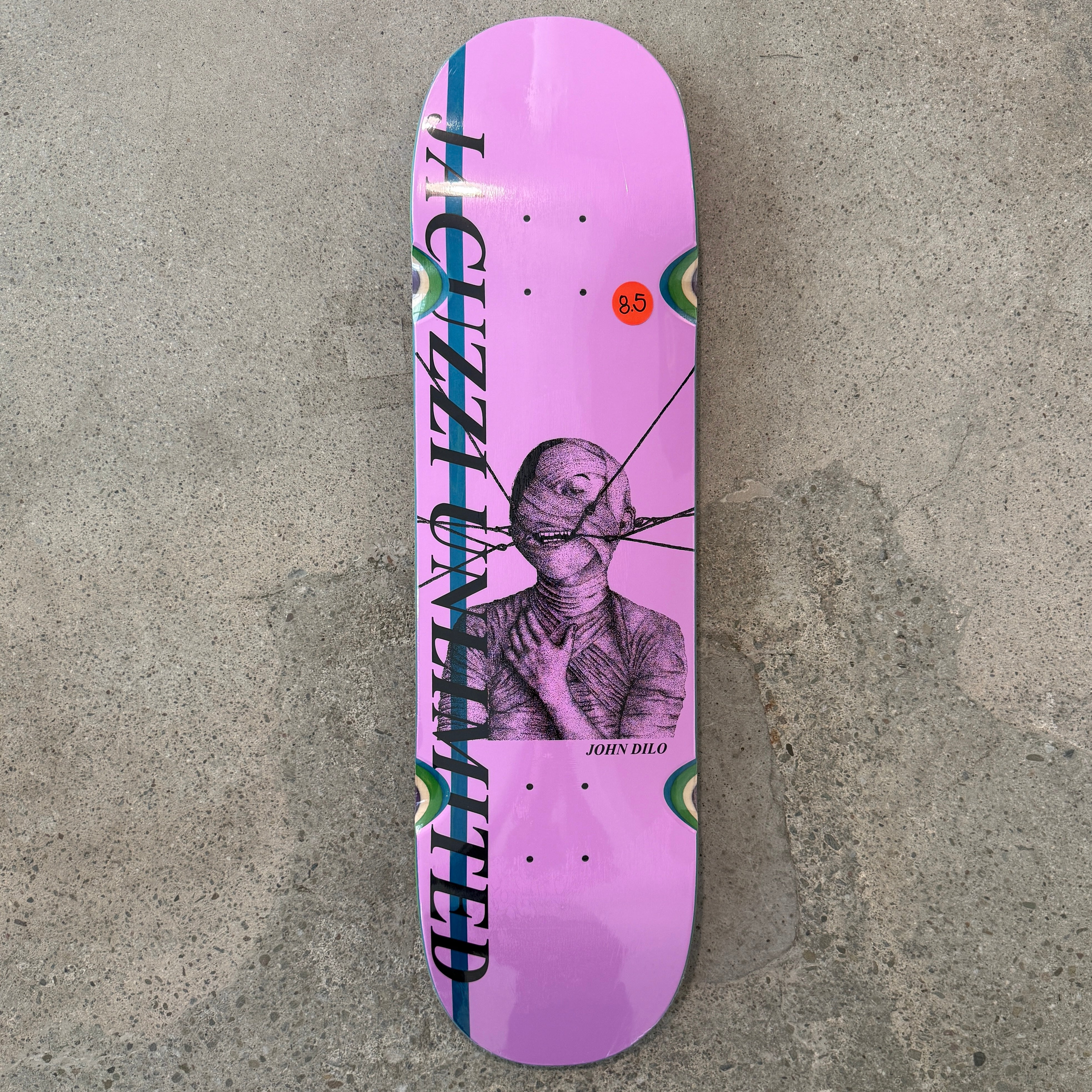 Jacuzzi Unlimited John Dilo Mummy EX7 Deck 8.5 - 510 Skateboarding