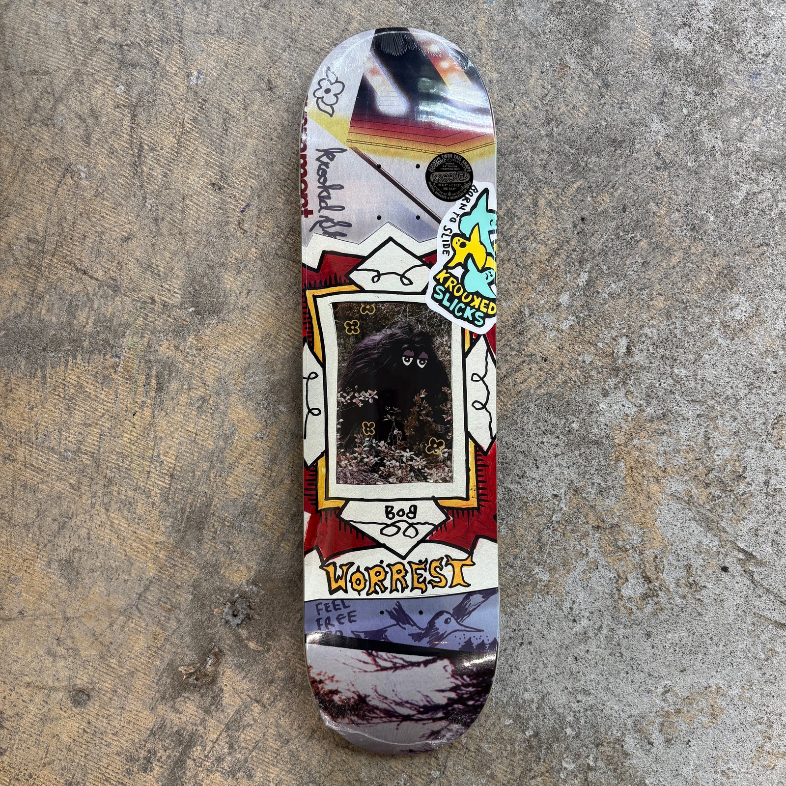 Krooked Worrest Bigfoot Slick Deck 8.3