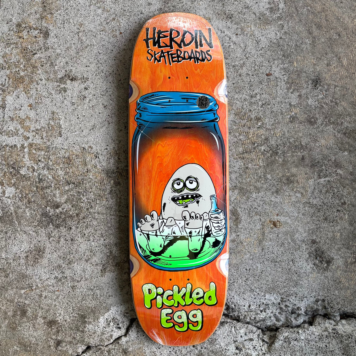 Heroin Pickled Egg Deck 9.38