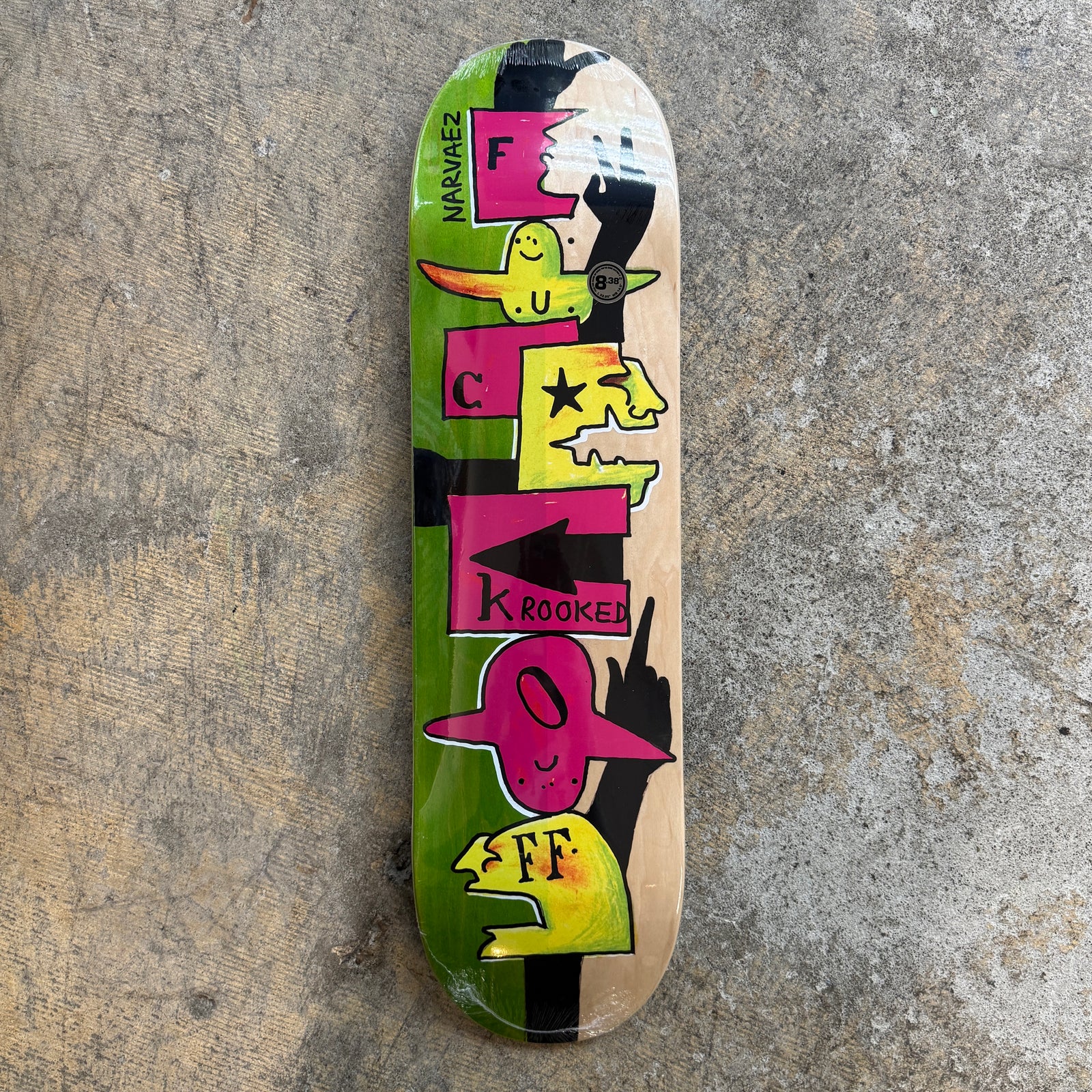 Krooked Narvaez F-Off Deck 8.38