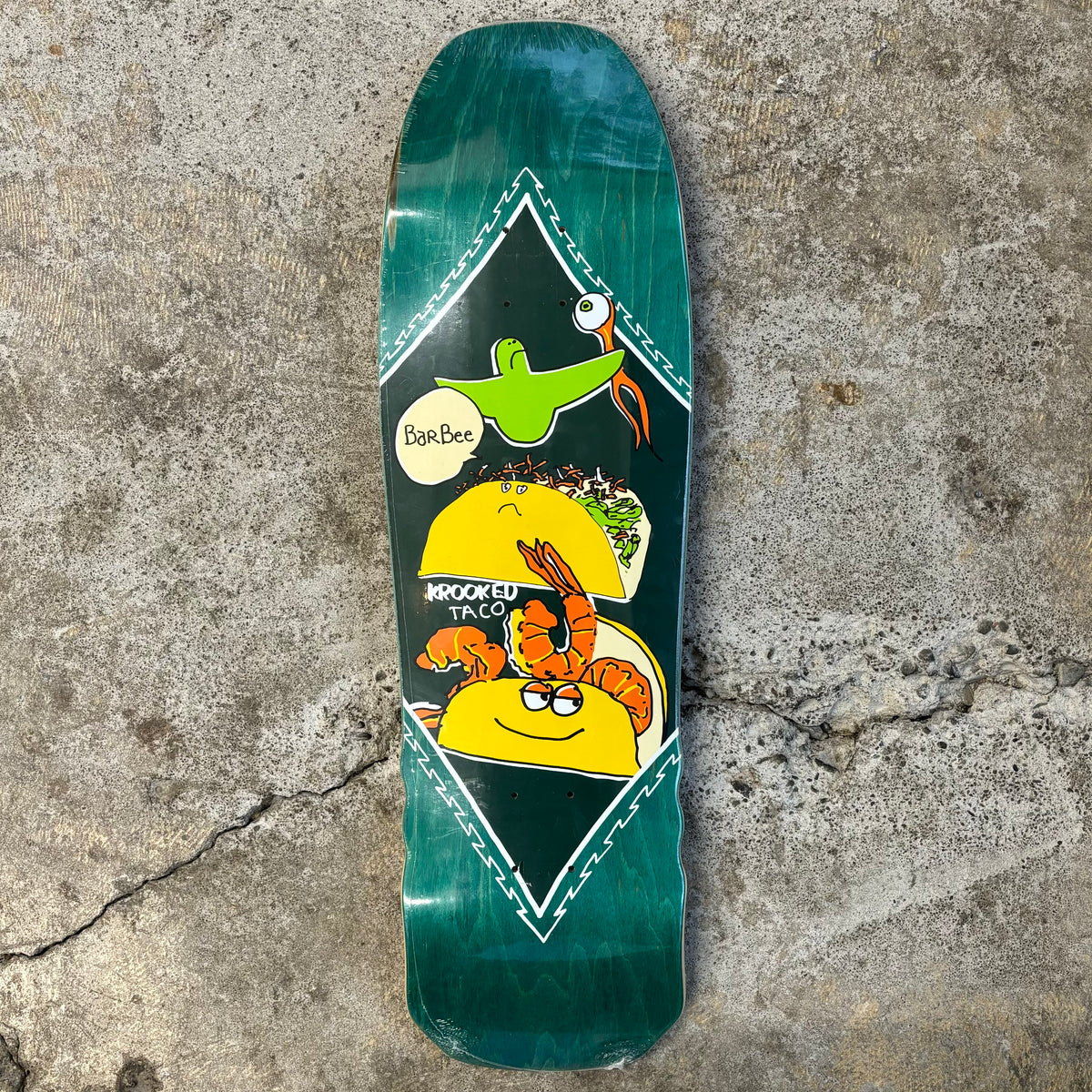 Barbee Shrimp Taco Shaped Deck 9.3