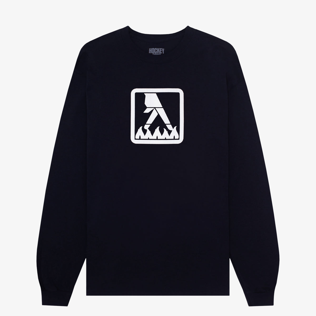 Serious Warning Long sleeve Tee (Black/Black)