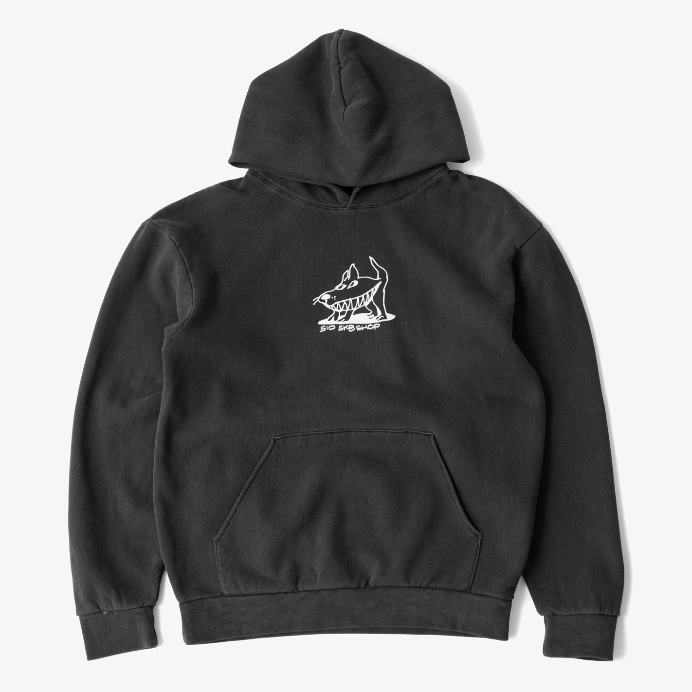  - Sharkdog 12.5 oz Hoodie (Washed Black)