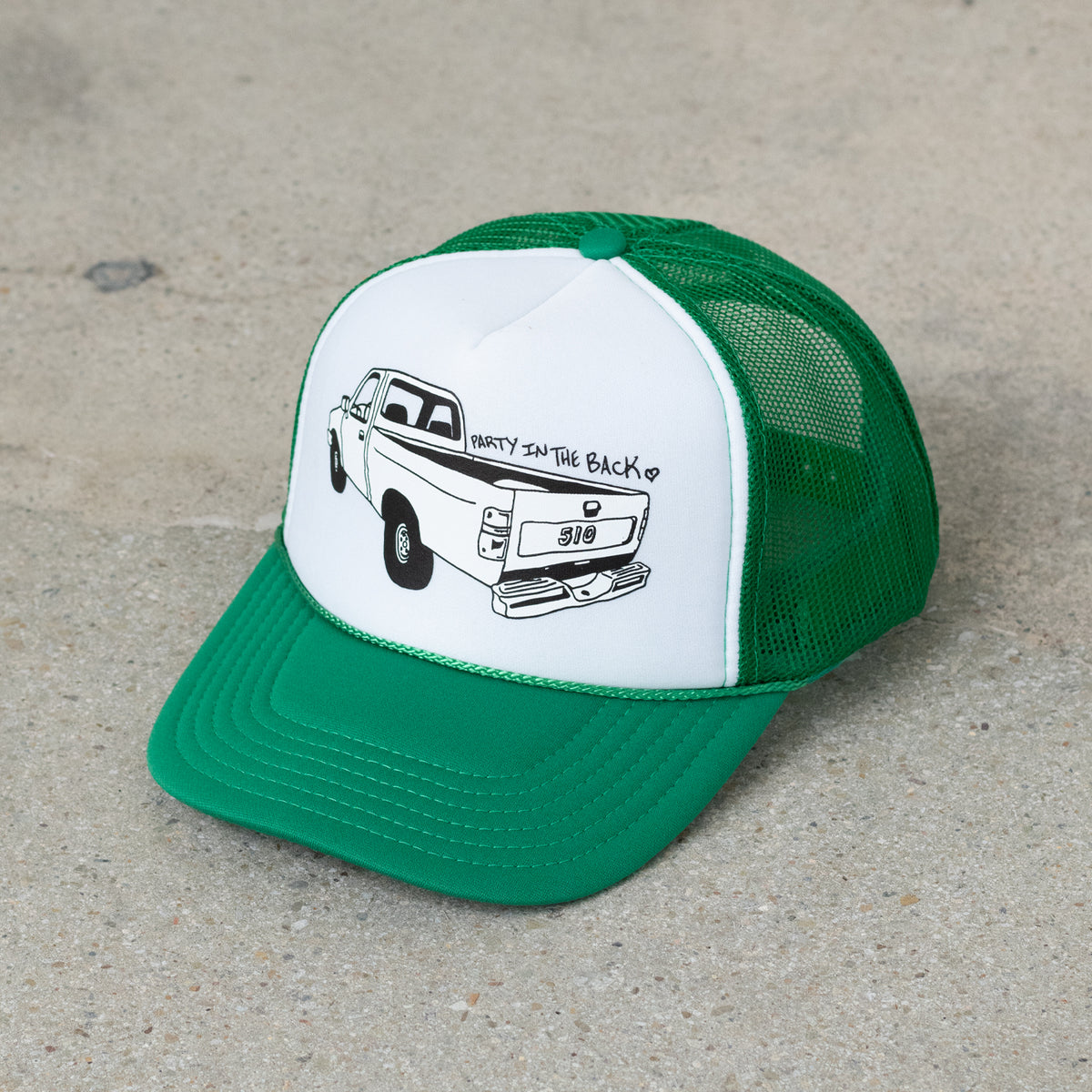 510 Trucker (Green/White)