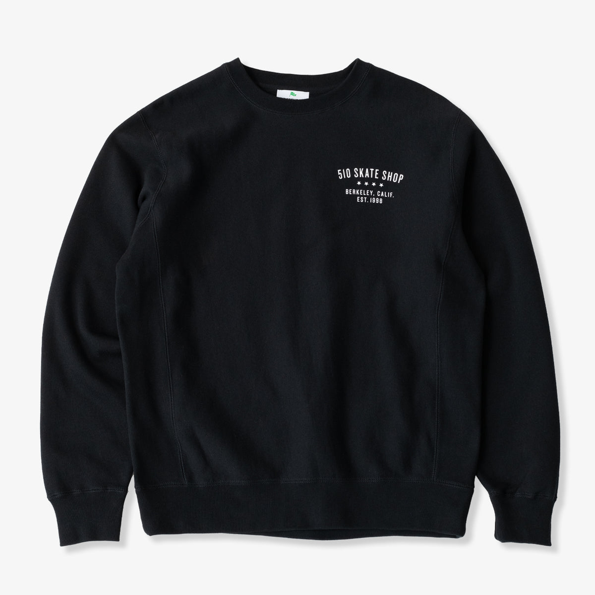 Vintage Label Heavy Crewneck (Black)