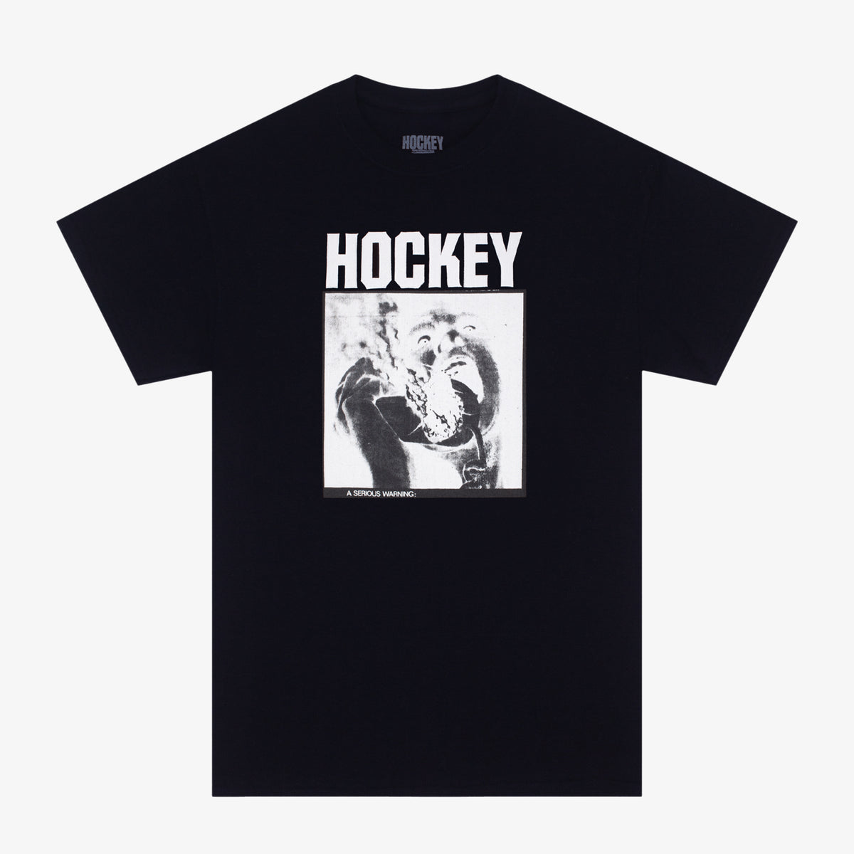 Serious Warning Tee (Black/Black)