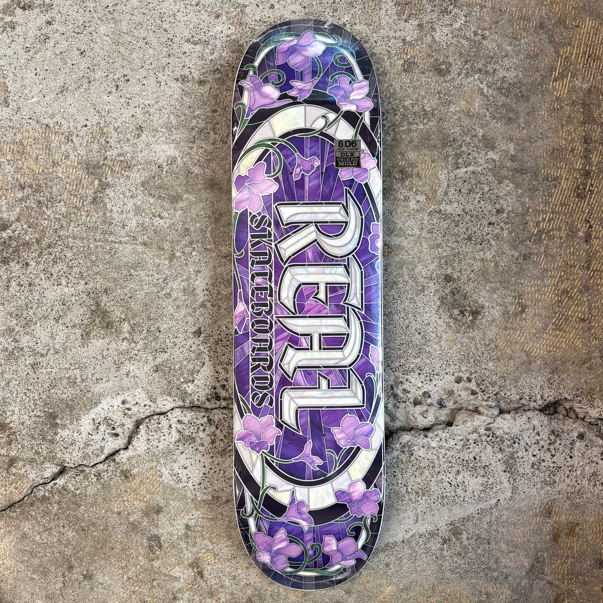 Cathedral Oval Purple Deck