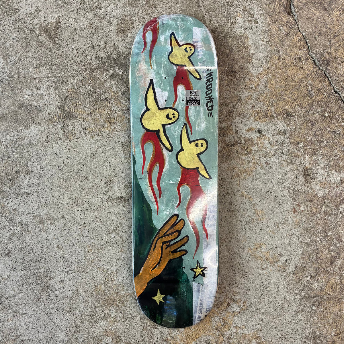 Krooked Team Firebirds True Fit Deck 8.5