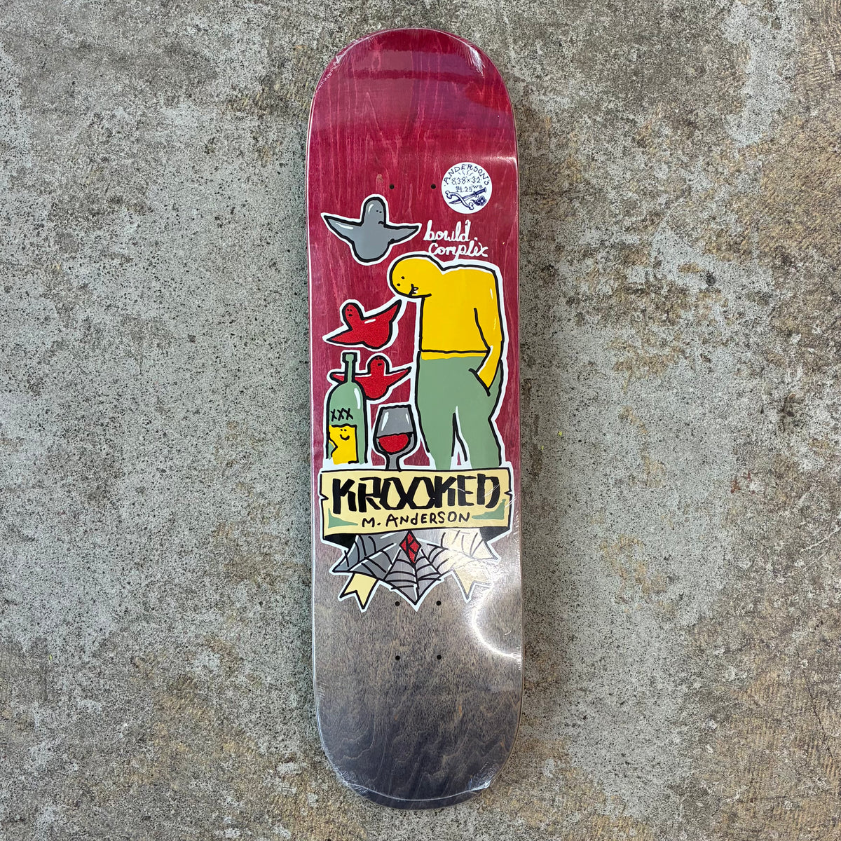 Krooked Manderson Complex Deck 8.38