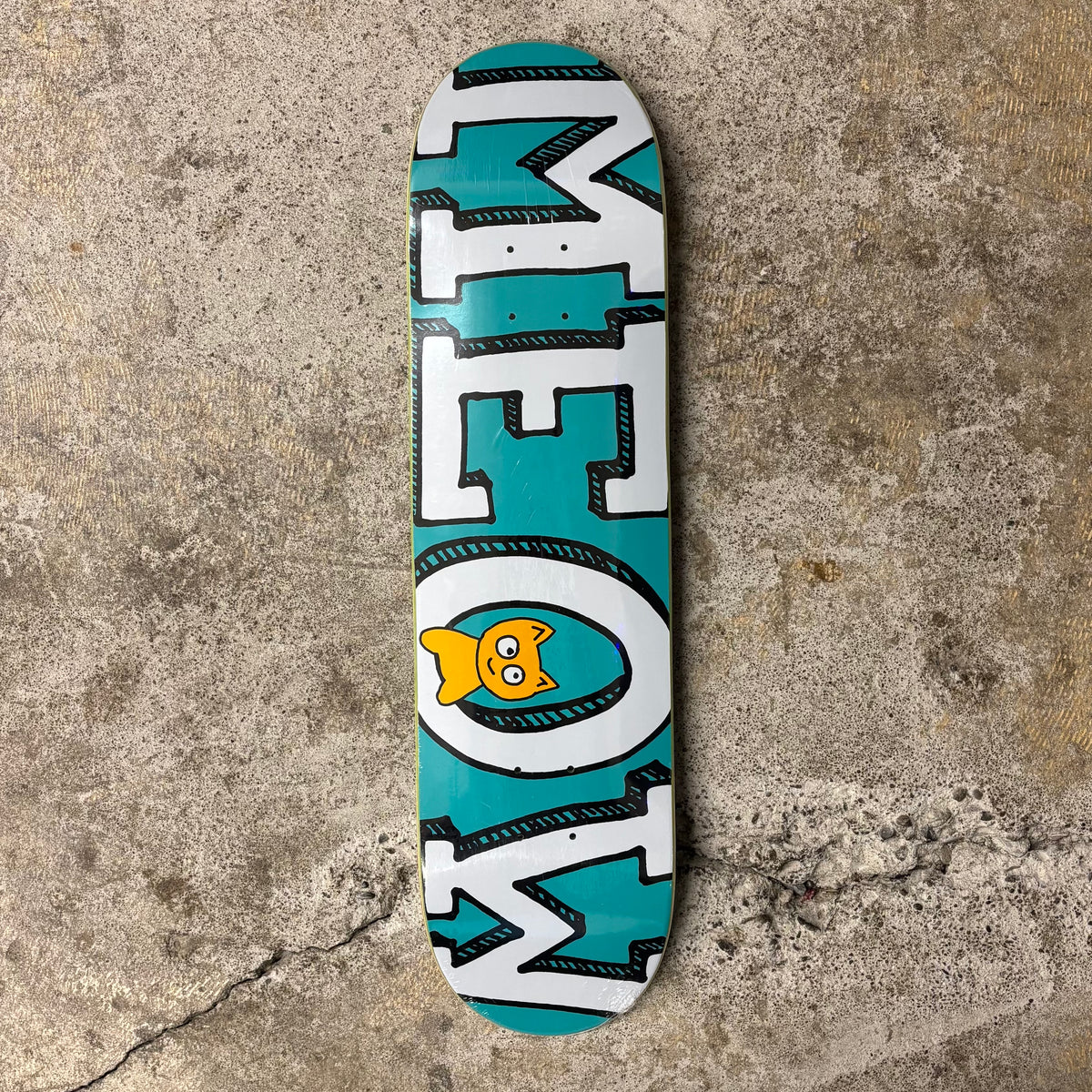 Meow Brand Logo Deck 8.0 (Teal)