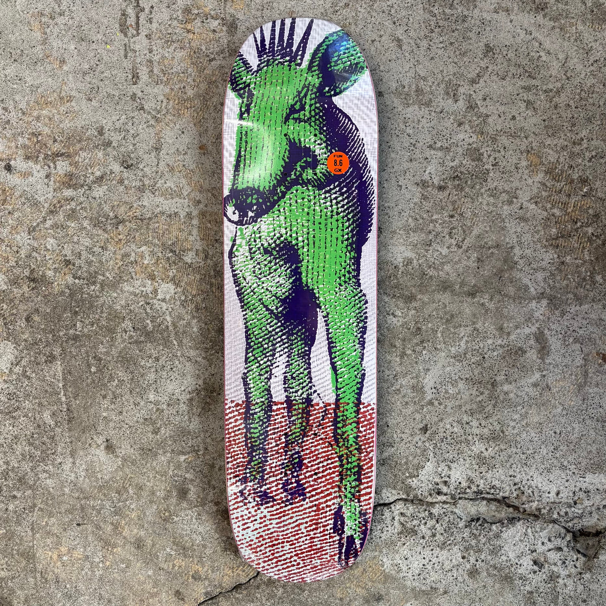 GX1000 Hogsbreath "Fun Shape" Deck 8.6
