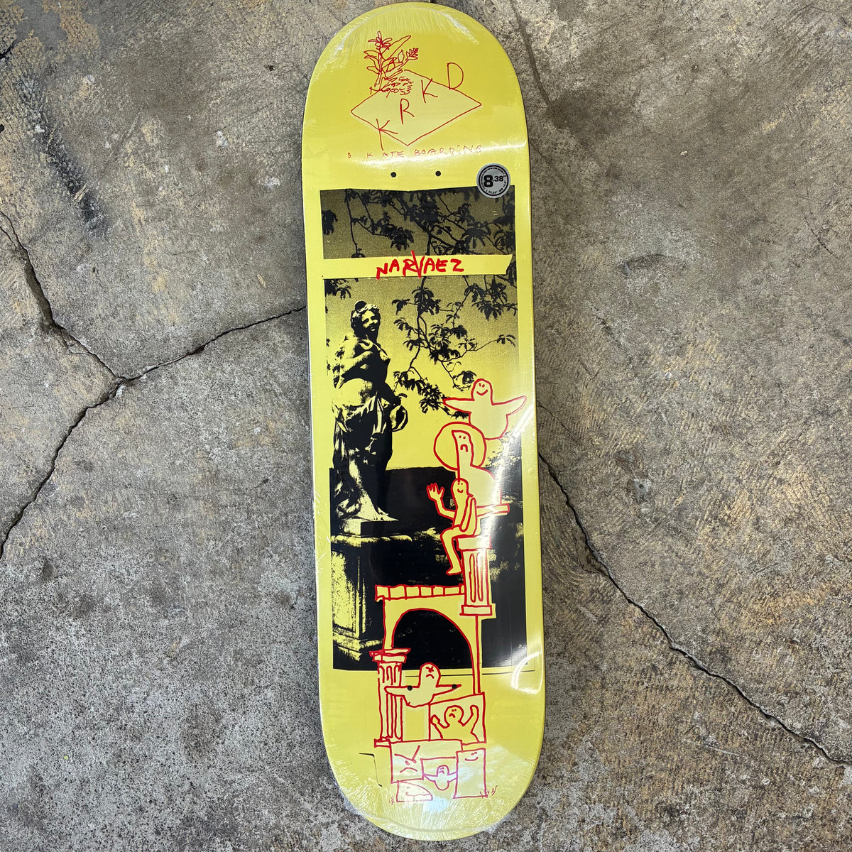 Krooked Narvaez Sculpture Garden Deck 8.38
