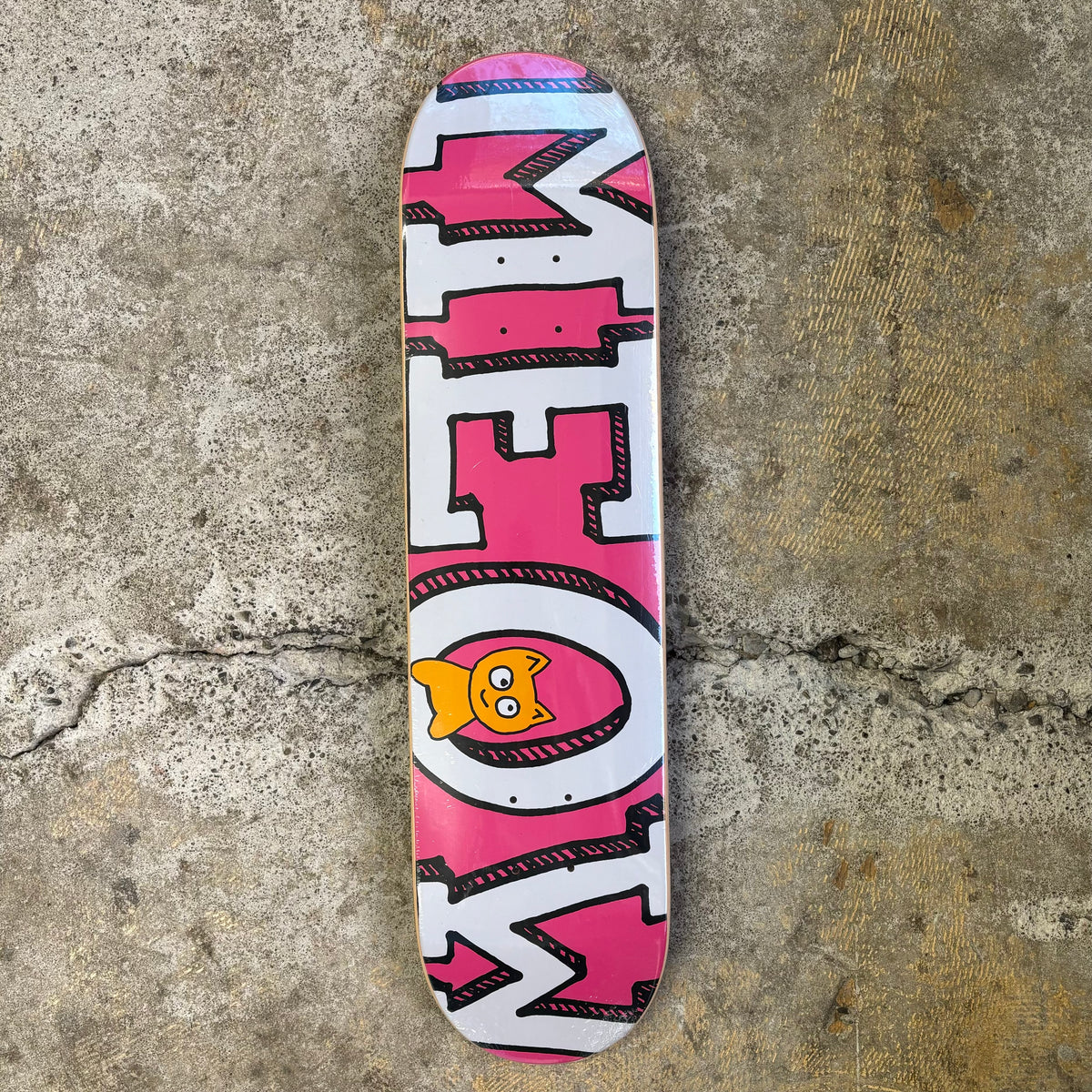 Meow Brand Logo Deck 7.75 (Pink)