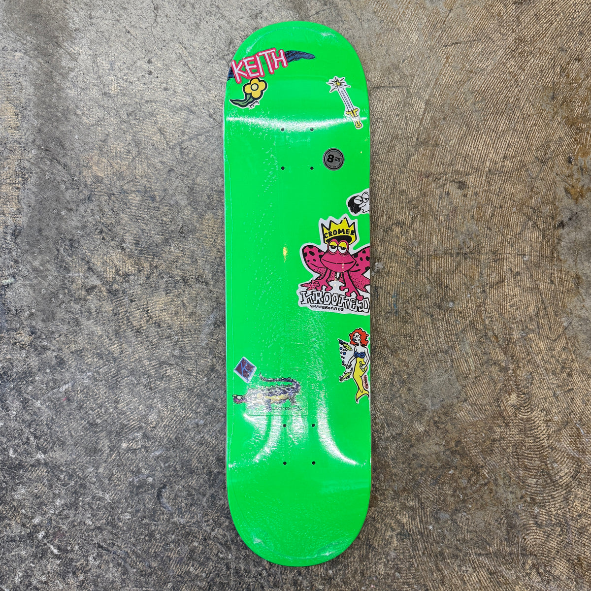 Cromer Neon Stickers Deck 8.25