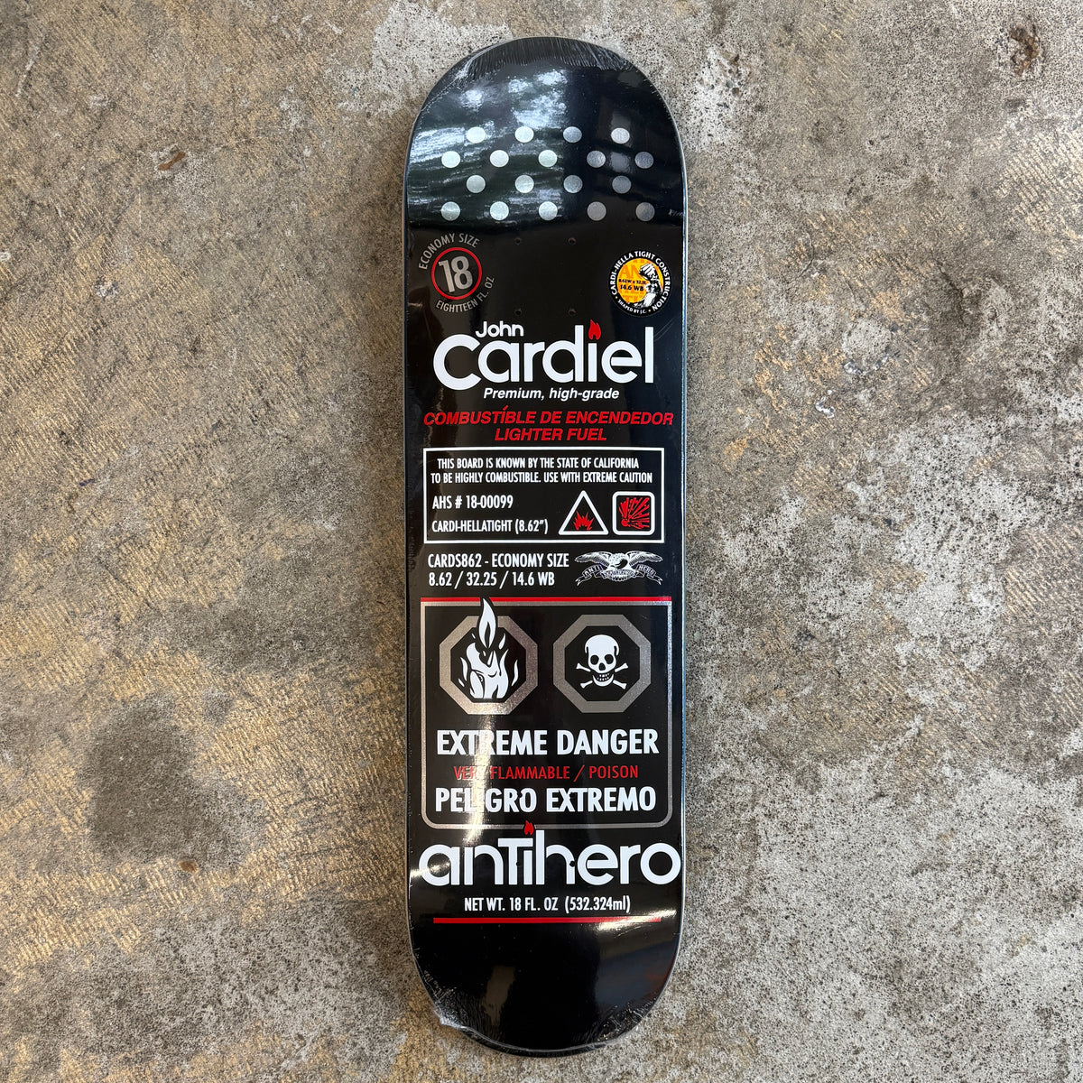 Antihero Cardiel Fueled Up Deck 8.62