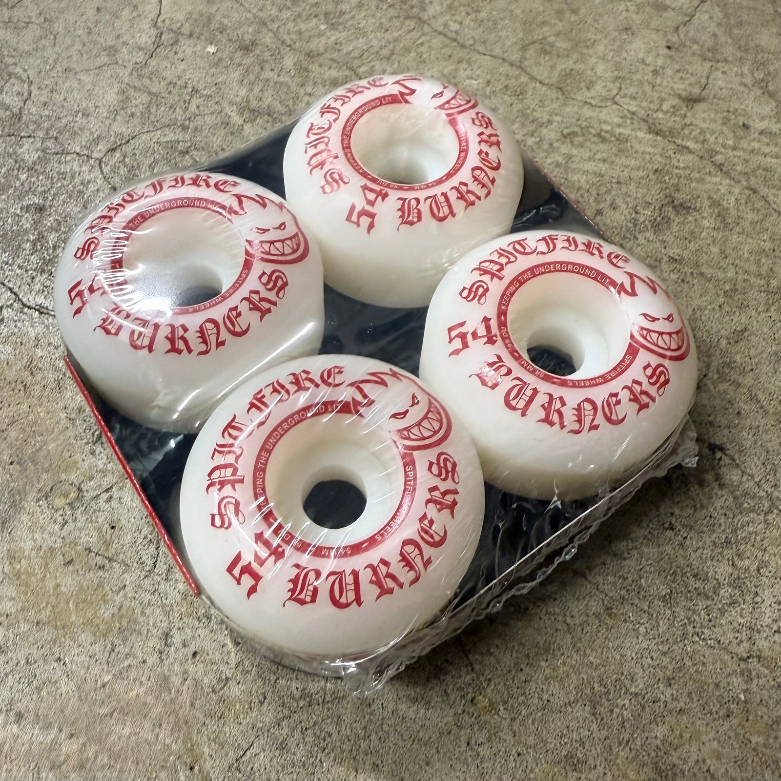  - Spitfire Burner Wheel 54mm (Red/white)