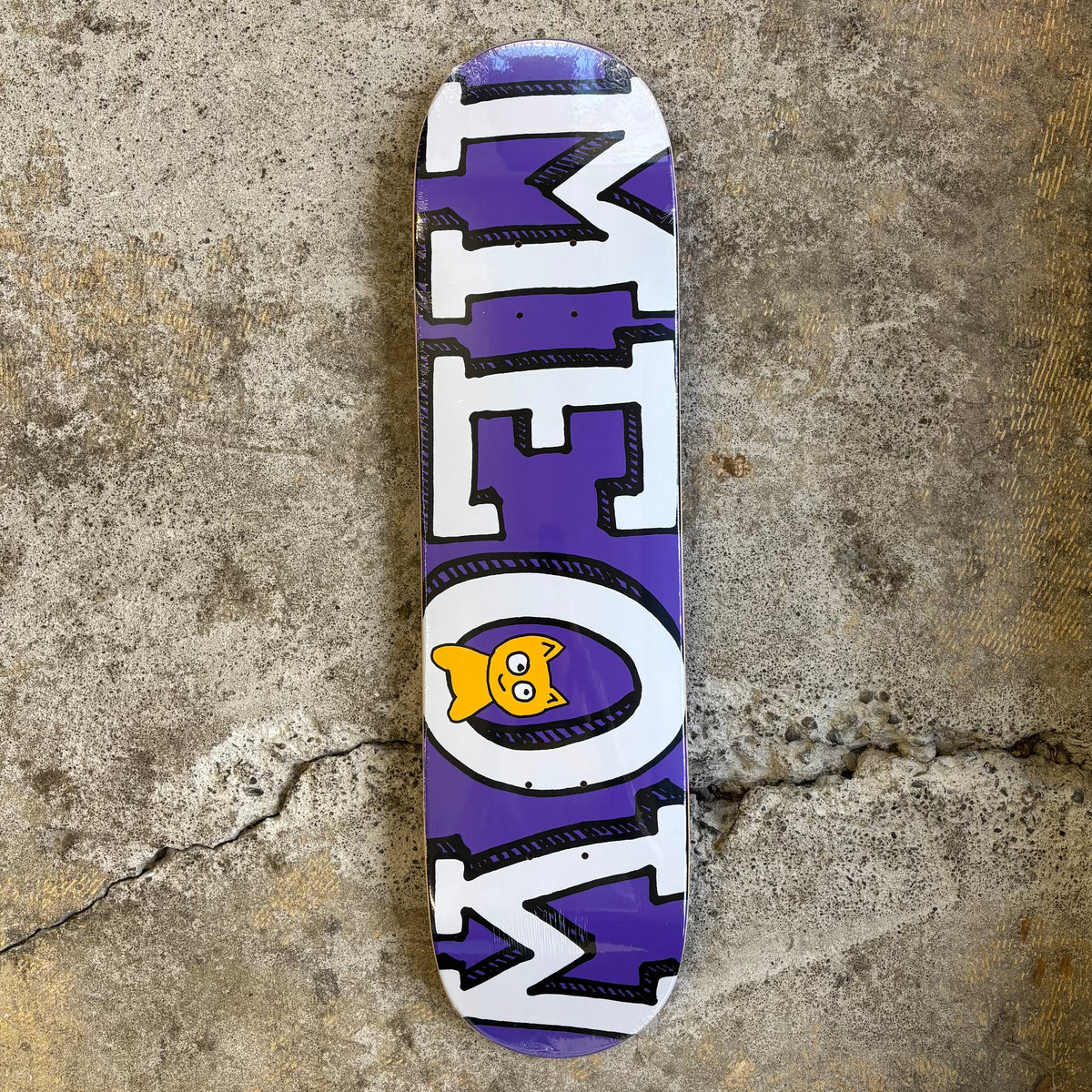 Meow Brand Logo Deck 8.0 (Purple)