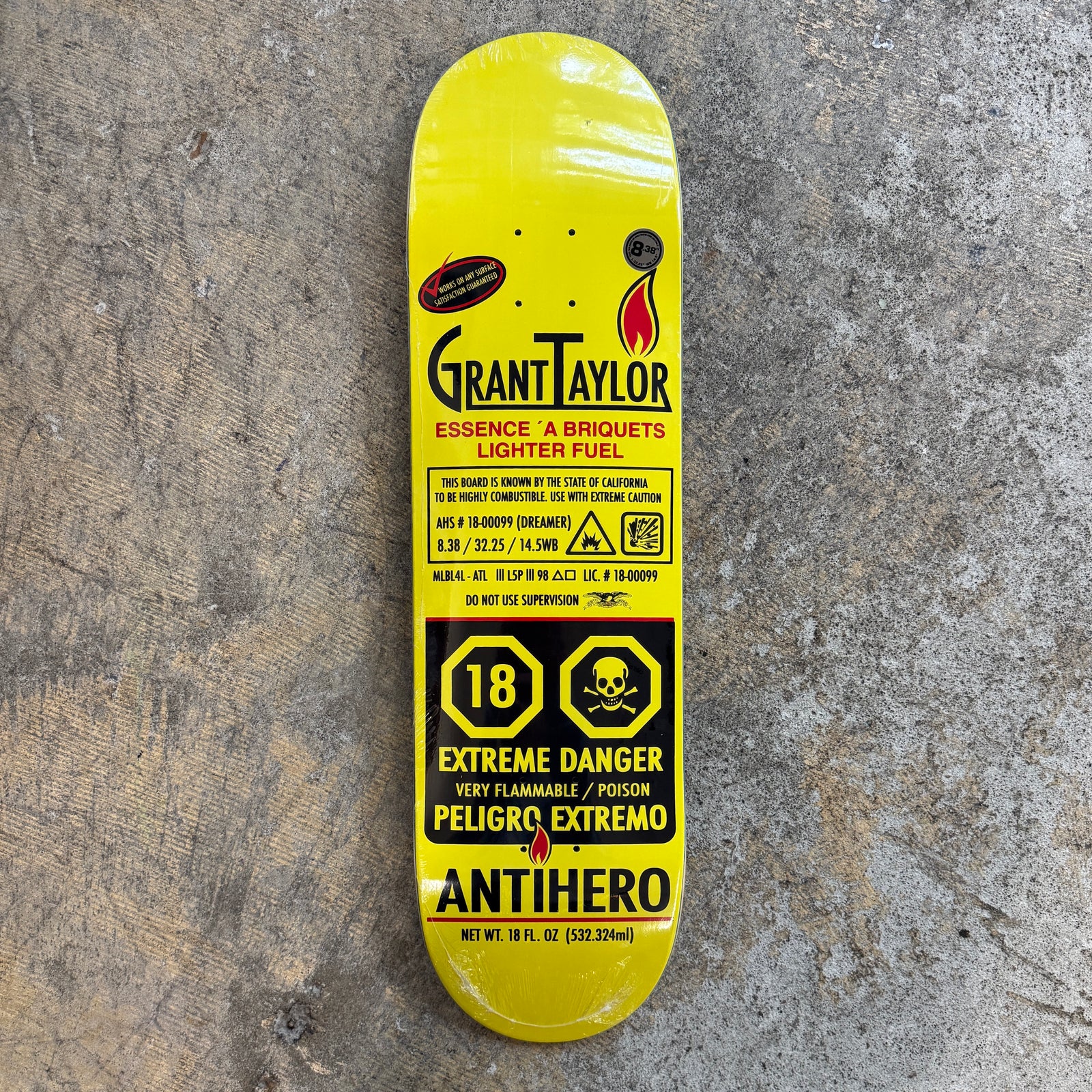 Antihero Taylor Fueled Up Deck 8.38