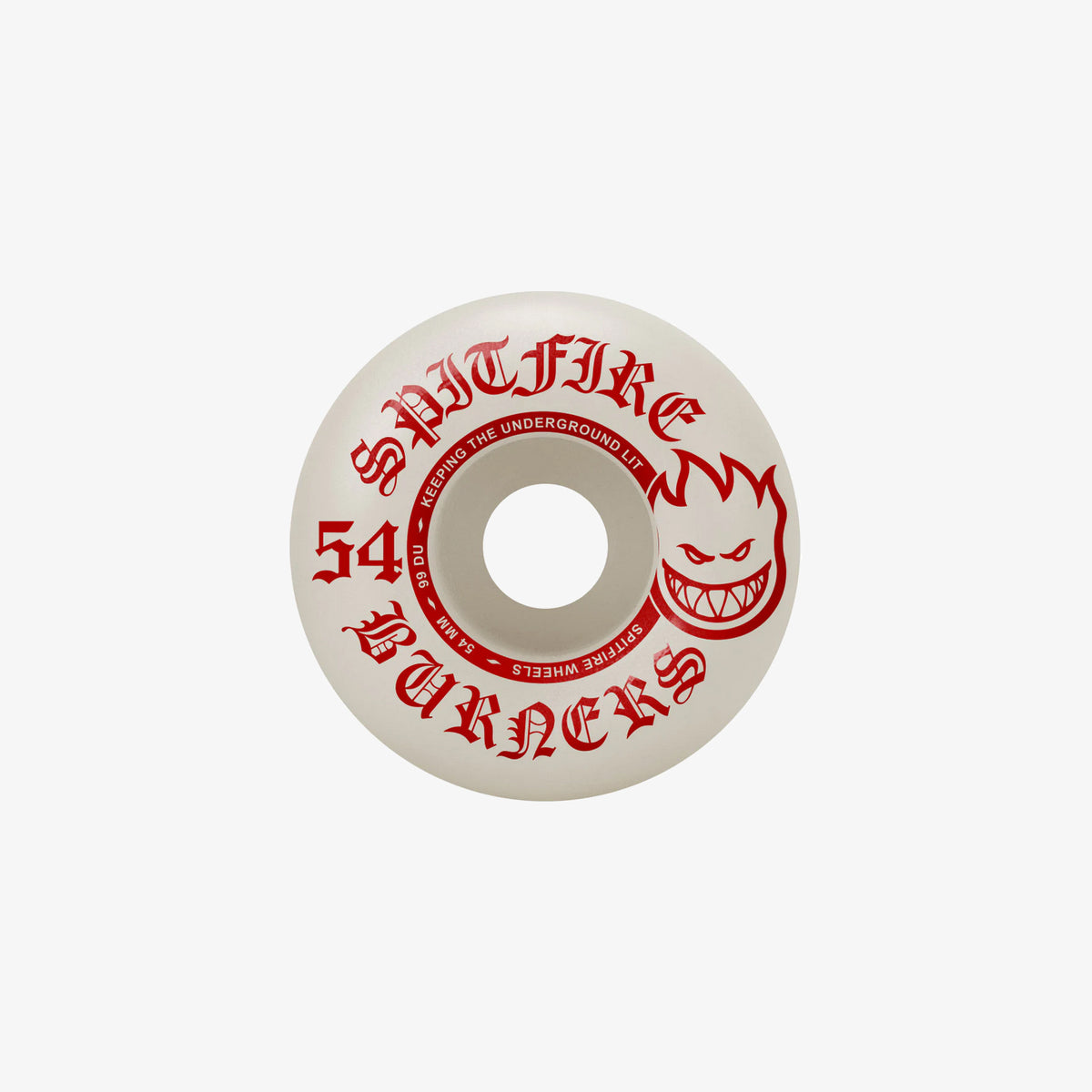 Spitfire Burner Wheel 54mm (Red/white)