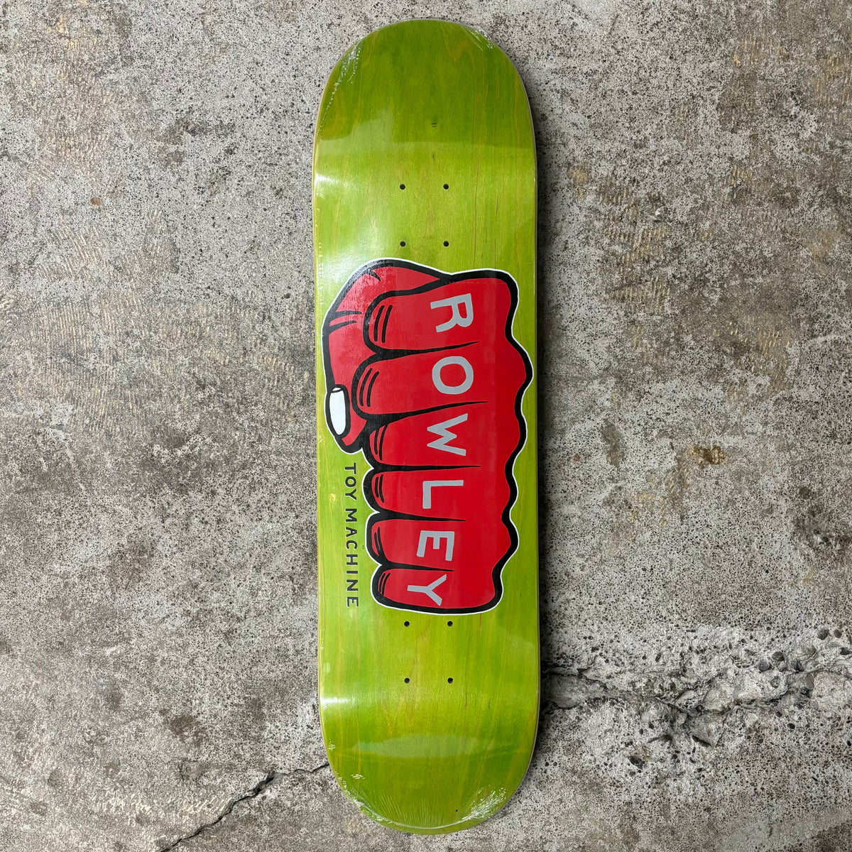 Toy Machine Geoff Rowley Fist Deck 8.38