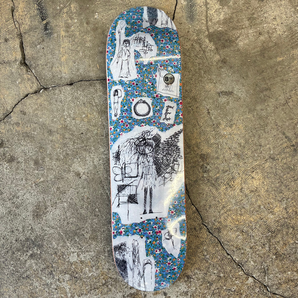 There Poe Flowerz Deck 8.125