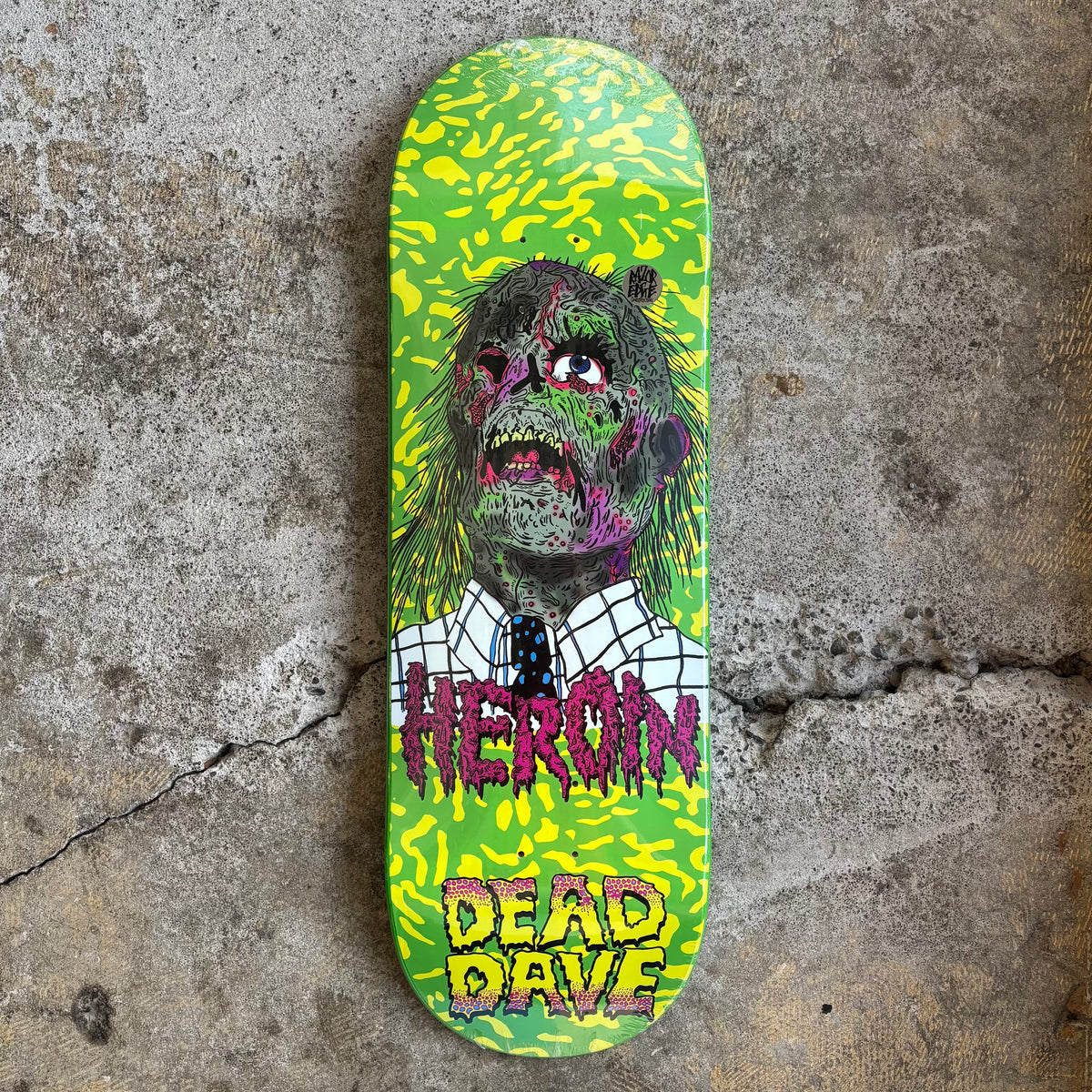  - Heroin Dead Dave Dead Head Deck 10.125