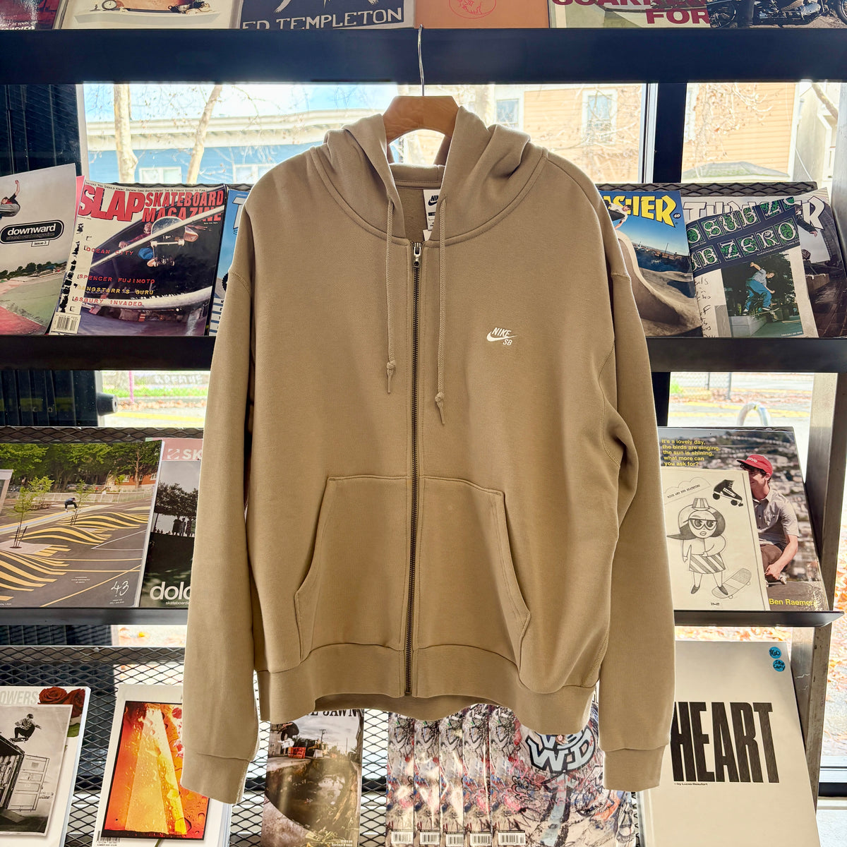  - Nike Sb Fleece Zip Up (Tan)