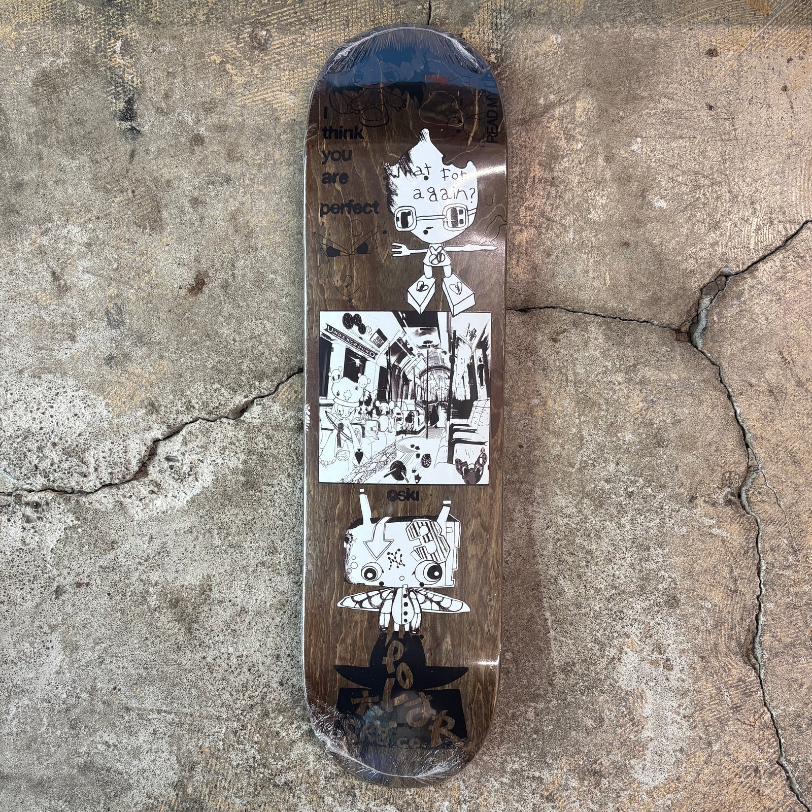 Polar Oski I Think You Perfect Deck 8.25 (Brown)