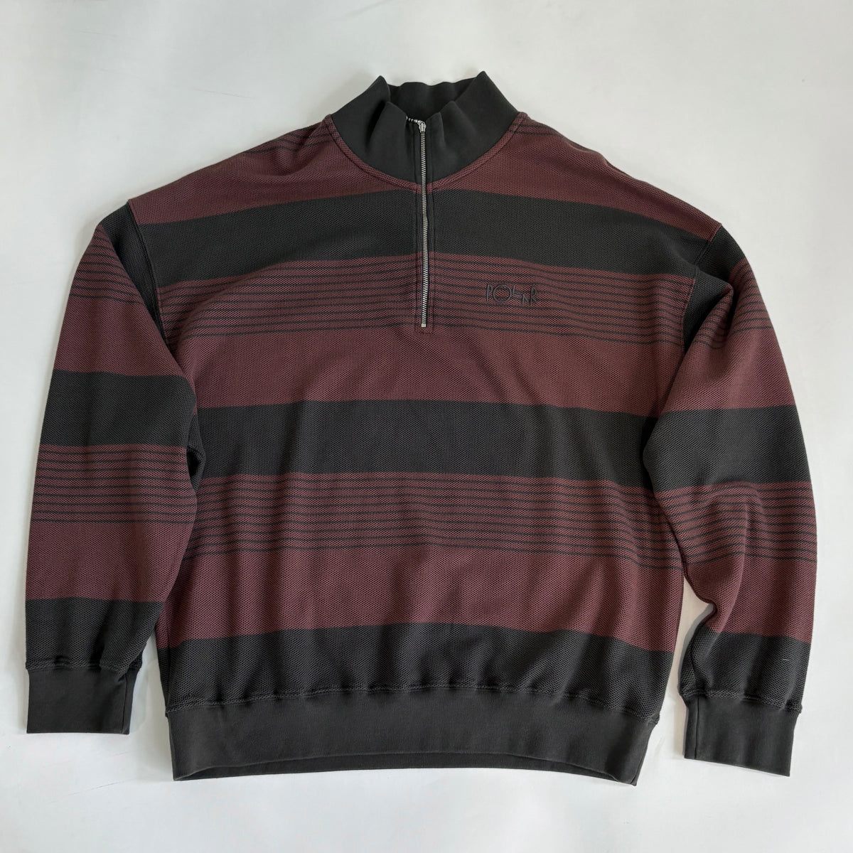 Surf Half Zip Sweater (Dirty Black/Brownstone)