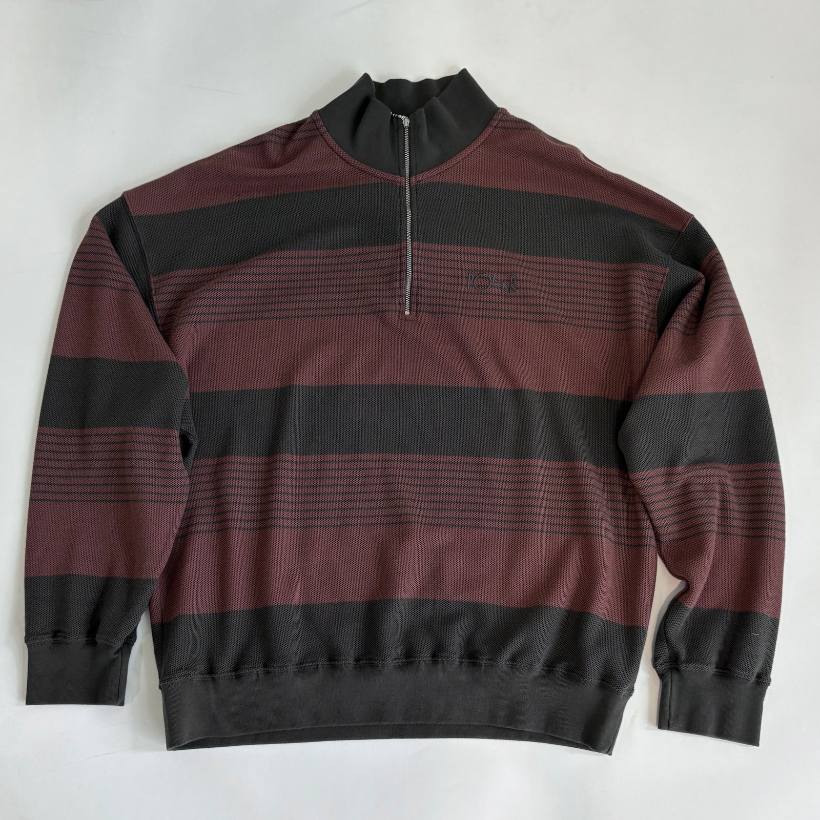 - Surf Half Zip Sweater (Dirty Black/Brownstone)