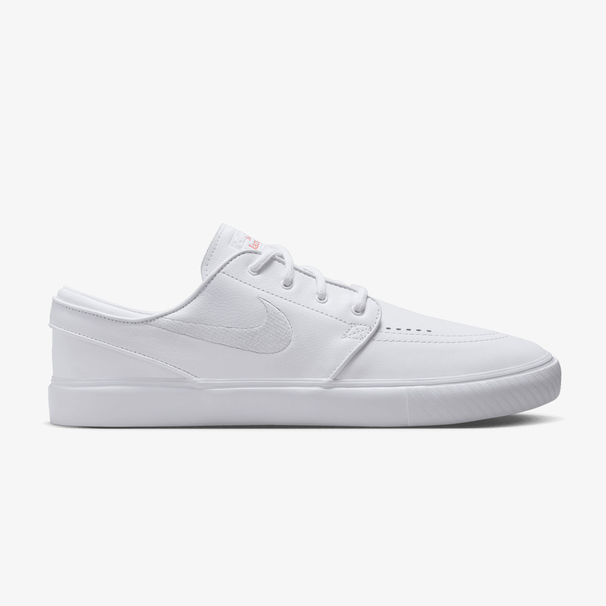 White Leather Janoski Skate Shoe by Nike SB