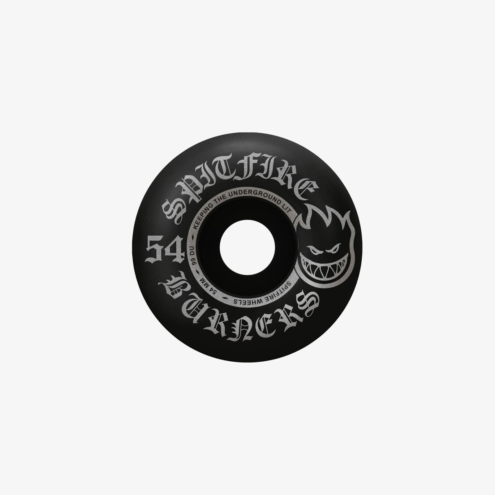 Spitfire Burner White & Red 54mm 99a Skateboard Wheels | Zumiez
