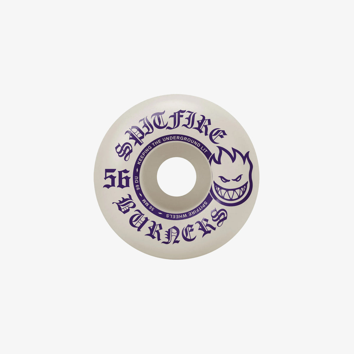 Spitfire Burner Wheel 56mm (purple/white)