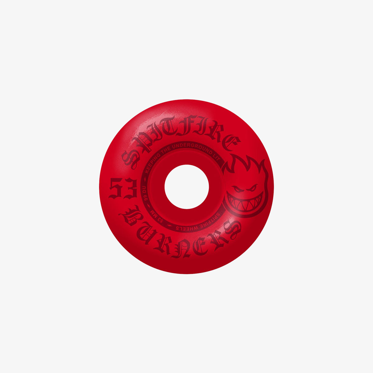 Spitfire Burner Wheel 53mm (Red Dipped)